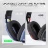 imageRedragon H878 3Mode Wireless Blue Lighting Gaming Headset  Lightweight  71 Surround Sound  40MM Drivers  Detachable Microphone  Multi Platforms for PC PS543 Switch Mobile BlackampampBlueBlack  Blue