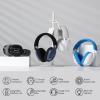 imageRedragon H878 3Mode Wireless Blue Lighting Gaming Headset  Lightweight  71 Surround Sound  40MM Drivers  Detachable Microphone  Multi Platforms for PC PS543 Switch Mobile BlackampampBlueWhite  Blue