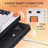 imageRedragon K689 Wired Gasket RGB Gaming Keyboard 104 Keys  Extra 4 Hotkeys Mechanical Keyboard wUpgraded Hotswappable Socket 3Layer Noise Dampening Mixed Color Keycaps Custom Linear SwitchMint Mambo Switch