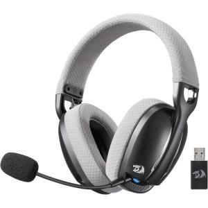 imageRedragon H878 3Mode Wireless Blue Lighting Gaming Headset  Lightweight  71 Surround Sound  40MM Drivers  Detachable Microphone  Multi Platforms for PC PS543 Switch Mobile BlackampampBlueBlack  Gray