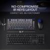 imageRedragon K673 GB 75 Wireless Gasket RGB Gaming Keyboard 3Modes 81 Keys PBT Compact Mechanical Keyboard wHotSwap Socket Dedicated Knob Control ampamp 5Layer Noise Dampening Custom Linear SwitchConcrete Jungle
