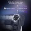 imageRedragon K673 GB 75 Wireless Gasket RGB Gaming Keyboard 3Modes 81 Keys PBT Compact Mechanical Keyboard wHotSwap Socket Dedicated Knob Control ampamp 5Layer Noise Dampening Custom Linear SwitchAbyssal Blue