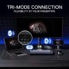 imageRedragon K673 GB 75 Wireless Gasket RGB Gaming Keyboard 3Modes 81 Keys PBT Compact Mechanical Keyboard wHotSwap Socket Dedicated Knob Control ampamp 5Layer Noise Dampening Custom Linear SwitchConcrete Jungle