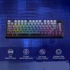 imageRedragon K673 GB 75 Wireless Gasket RGB Gaming Keyboard 3Modes 81 Keys PBT Compact Mechanical Keyboard wHotSwap Socket Dedicated Knob Control ampamp 5Layer Noise Dampening Custom Linear SwitchConcrete Jungle