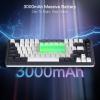 imageRedragon K673 GB 75 Wireless Gasket RGB Gaming Keyboard 3Modes 81 Keys PBT Compact Mechanical Keyboard wHotSwap Socket Dedicated Knob Control ampamp 5Layer Noise Dampening Custom Linear SwitchAbyssal Blue