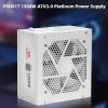 imageRedragon RGMS1200W PRO 80 Gold 1200 Watt Power Supply wUpgraded ATX 31 ampamp PCIe 51 Fully Modular Compact 150mm Size Smart ECO Low Noise Fan 100 Japanese Capacitors Full Mod CablesATX 30 Platinum WT