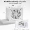 imageRedragon RGMS1200W PRO 80 Gold 1200 Watt Power Supply wUpgraded ATX 31 ampamp PCIe 51 Fully Modular Compact 150mm Size Smart ECO Low Noise Fan 100 Japanese Capacitors Full Mod CablesSFX Platinum WT