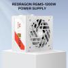 imageRedragon RGMS1200W PRO 80 Gold 1200 Watt Power Supply wUpgraded ATX 31 ampamp PCIe 51 Fully Modular Compact 150mm Size Smart ECO Low Noise Fan 100 Japanese Capacitors Full Mod CablesATX 31 Gold WT