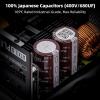 imageRedragon RGMS1200W PRO 80 Gold 1200 Watt Power Supply wUpgraded ATX 31 ampamp PCIe 51 Fully Modular Compact 150mm Size Smart ECO Low Noise Fan 100 Japanese Capacitors Full Mod CablesATX 30 Platinum BK