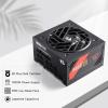 imageRedragon RGMS1200W PRO 80 Gold 1200 Watt Power Supply wUpgraded ATX 31 ampamp PCIe 51 Fully Modular Compact 150mm Size Smart ECO Low Noise Fan 100 Japanese Capacitors Full Mod CablesATX 31 Gold BK