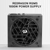 imageRedragon RGMS1200W PRO 80 Gold 1200 Watt Power Supply wUpgraded ATX 31 ampamp PCIe 51 Fully Modular Compact 150mm Size Smart ECO Low Noise Fan 100 Japanese Capacitors Full Mod CablesATX 31 Gold BK
