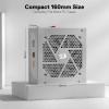 imageRedragon RGMS1200W PRO 80 Gold 1200 Watt Power Supply wUpgraded ATX 31 ampamp PCIe 51 Fully Modular Compact 150mm Size Smart ECO Low Noise Fan 100 Japanese Capacitors Full Mod CablesATX Gold WT