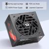 imageRedragon RGMS1200W PRO 80 Gold 1200 Watt Power Supply wUpgraded ATX 31 ampamp PCIe 51 Fully Modular Compact 150mm Size Smart ECO Low Noise Fan 100 Japanese Capacitors Full Mod CablesATX 31 Gold BK