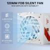 imageRedragon RGMS1200W PRO 80 Gold 1200 Watt Power Supply wUpgraded ATX 31 ampamp PCIe 51 Fully Modular Compact 150mm Size Smart ECO Low Noise Fan 100 Japanese Capacitors Full Mod CablesATX 31 Gold WT