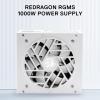 imageRedragon RGMS1200W PRO 80 Gold 1200 Watt Power Supply wUpgraded ATX 31 ampamp PCIe 51 Fully Modular Compact 150mm Size Smart ECO Low Noise Fan 100 Japanese Capacitors Full Mod CablesATX 31 Gold WT