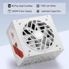 imageRedragon RGMS1200W PRO 80 Gold 1200 Watt Power Supply wUpgraded ATX 31 ampamp PCIe 51 Fully Modular Compact 150mm Size Smart ECO Low Noise Fan 100 Japanese Capacitors Full Mod CablesATX 31 Gold WT