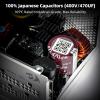 imageRedragon RGMS1200W PRO 80 Gold 1200 Watt Power Supply wUpgraded ATX 31 ampamp PCIe 51 Fully Modular Compact 150mm Size Smart ECO Low Noise Fan 100 Japanese Capacitors Full Mod CablesSFX Platinum WT