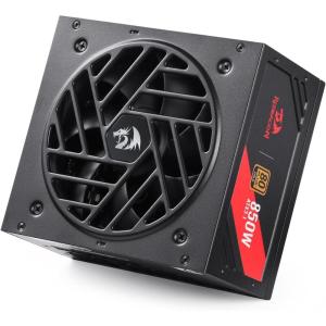 imageRedragon RGMS1200W PRO 80 Gold 1200 Watt Power Supply wUpgraded ATX 31 ampamp PCIe 51 Fully Modular Compact 150mm Size Smart ECO Low Noise Fan 100 Japanese Capacitors Full Mod CablesATX 31 Gold BK
