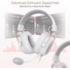 imageRedragon H510 PRO 3Mode RGB Gaming Headset  71 Surround Sound  53MM Audio Drivers in Memory Foam Ear Pads wDurable Fabric Cover Multi Platforms Headphone  USB Powered for PCPS4NSWhite H510