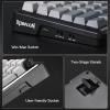 imageRedragon K686 PRO 98 Keys Wireless Gasket RGB Gaming Keyboard 3Mode PBT Mechanical Keyboard wHotSwap SouthFacing RGB Socket Dedicated Knob Control ampamp 5Layer Noise Dampening Gradient PBT KeycapsConcrete Jungle