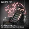 imageRedragon K724 PRO Wireless Gasket Gaming Keyboard wHype Screen ampamp Knob 81Key Mechanical Keyboard EasyControl 114 TFT Info Display 5Layer Noise Dampening Custom Linear Switch Dark Jade ColorDawn Sakura CNC
