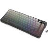 imageRedragon K724 PRO Wireless Gasket Gaming Keyboard wHype Screen ampamp Knob 81Key Mechanical Keyboard EasyControl 114 TFT Info Display 5Layer Noise Dampening Custom Linear Switch Dark Jade ColorConcrete Jungle