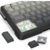 imageRedragon K724 PRO Wireless Gasket Gaming Keyboard wHype Screen ampamp Knob 81Key Mechanical Keyboard EasyControl 114 TFT Info Display 5Layer Noise Dampening Custom Linear Switch Dark Jade ColorConcrete Jungle