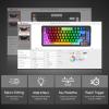 imageRedragon K724 PRO Wireless Gasket Gaming Keyboard wHype Screen ampamp Knob 81Key Mechanical Keyboard EasyControl 114 TFT Info Display 5Layer Noise Dampening Custom Linear Switch Dark Jade ColorBlack Tangerine HE Version