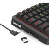 imageRedragon K724 PRO Wireless Gasket Gaming Keyboard wHype Screen ampamp Knob 81Key Mechanical Keyboard EasyControl 114 TFT Info Display 5Layer Noise Dampening Custom Linear Switch Dark Jade ColorBlack