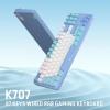imageRedragon K728 PRO SE 80 87 Keys Wireless Gasket RGB Gaming Keyboard 3Mode Anime Mechanical Keyboard wHotSwap SouthFacing LED Socket 5Layer Noise Dampening Custom HiFi Linear SwitchStarlight Blue