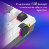 imageRedragon K728 PRO SE 80 87 Keys Wireless Gasket RGB Gaming Keyboard 3Mode Anime Mechanical Keyboard wHotSwap SouthFacing LED Socket 5Layer Noise Dampening Custom HiFi Linear SwitchMoonDust Gray Silent Switch