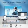 imageRedragon K728 PRO SE 80 87 Keys Wireless Gasket RGB Gaming Keyboard 3Mode Anime Mechanical Keyboard wHotSwap SouthFacing LED Socket 5Layer Noise Dampening Custom HiFi Linear SwitchNova Azure Anime Version