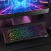 imageRedragon K728 PRO SE 80 87 Keys Wireless Gasket RGB Gaming Keyboard 3Mode Anime Mechanical Keyboard wHotSwap SouthFacing LED Socket 5Layer Noise Dampening Custom HiFi Linear SwitchPathfiner Black CNC