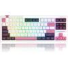 imageRedragon K728 PRO SE 80 87 Keys Wireless Gasket RGB Gaming Keyboard 3Mode Anime Mechanical Keyboard wHotSwap SouthFacing LED Socket 5Layer Noise Dampening Custom HiFi Linear SwitchBubblegum Pink