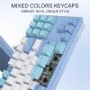 imageRedragon K728 PRO SE 80 87 Keys Wireless Gasket RGB Gaming Keyboard 3Mode Anime Mechanical Keyboard wHotSwap SouthFacing LED Socket 5Layer Noise Dampening Custom HiFi Linear SwitchStarlight Blue