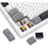 imageRedragon K728 PRO SE 80 87 Keys Wireless Gasket RGB Gaming Keyboard 3Mode Anime Mechanical Keyboard wHotSwap SouthFacing LED Socket 5Layer Noise Dampening Custom HiFi Linear SwitchMoonDust Gray Silent Switch