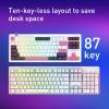 imageRedragon K728 PRO SE 80 87 Keys Wireless Gasket RGB Gaming Keyboard 3Mode Anime Mechanical Keyboard wHotSwap SouthFacing LED Socket 5Layer Noise Dampening Custom HiFi Linear SwitchBubblegum Pink