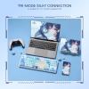 imageRedragon K728 PRO SE 80 87 Keys Wireless Gasket RGB Gaming Keyboard 3Mode Anime Mechanical Keyboard wHotSwap SouthFacing LED Socket 5Layer Noise Dampening Custom HiFi Linear SwitchStarlight Blue Anime Version