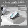 imageRedragon M612AK PRO RGB Gaming Mouse 8000 DPI WiredWireless Optical Mouse with 9 Programmable Buttons ampamp 7 Backlit Modes BT ampamp 24G Wireless Software Supports DIY Keybinds Rapid Fire ButtonGray
