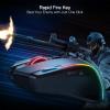 imageRedragon M612AK PRO RGB Gaming Mouse 8000 DPI WiredWireless Optical Mouse with 9 Programmable Buttons ampamp 7 Backlit Modes BT ampamp 24G Wireless Software Supports DIY Keybinds Rapid Fire ButtonBlack
