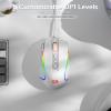 imageRedragon M612AK PRO RGB Gaming Mouse 8000 DPI WiredWireless Optical Mouse with 9 Programmable Buttons ampamp 7 Backlit Modes BT ampamp 24G Wireless Software Supports DIY Keybinds Rapid Fire ButtonWhite