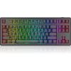 imageRedragon K728 PRO SE 80 87 Keys Wireless Gasket RGB Gaming Keyboard 3Mode Anime Mechanical Keyboard wHotSwap SouthFacing LED Socket 5Layer Noise Dampening Custom HiFi Linear SwitchPathfiner Black CNC