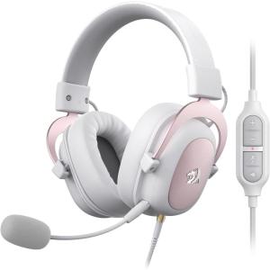 imageRedragon H510 PRO 3Mode RGB Gaming Headset  71 Surround Sound  53MM Audio Drivers in Memory Foam Ear Pads wDurable Fabric Cover Multi Platforms Headphone  USB Powered for PCPS4NSWhite H510