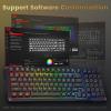 imageRedragon Wireless Mechanical Keyboard 3 Mode Gasket Mounted RGB Gaming Keyboard with Volume Knob PreLubed Linear Switches MDAProfile 98 Keys Hot Swappable Creamy Keyboard for PCTabletXboxPS4