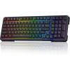 imageRedragon Wireless Mechanical Keyboard 3 Mode Gasket Mounted RGB Gaming Keyboard with Volume Knob PreLubed Linear Switches MDAProfile 98 Keys Hot Swappable Creamy Keyboard for PCTabletXboxPS4