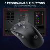 imageRedragon M618 Wired Gaming Mouse 10000 DPI Optical Ergonomic Mouse with 6 Programmable Buttons 84G Ultra Lightweight Software Supports DIY Keybinds BlackBlack