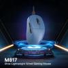 imageRedragon M817 Wired Gaming Mouse 24000 DPI Optical Mice with 5 Programmable Buttons ampamp Ergonomic Design 37G Ultra Lightweight Software Supports DIY Keybinds BlackBlue