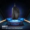 imageRedragon M817 Wired Gaming Mouse 24000 DPI Optical Mice with 5 Programmable Buttons ampamp Ergonomic Design 37G Ultra Lightweight Software Supports DIY Keybinds BlackBlack