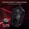 imageRedragon M921 MMO Gaming Mouse 12400 DPI High Precision Wired RGB Mice w18 Programmable Buttons 12 Side Macro Keys Software Supports for PC Laptop
