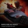 imageRedragon M921 MMO Gaming Mouse 12400 DPI High Precision Wired RGB Mice w18 Programmable Buttons 12 Side Macro Keys Software Supports for PC Laptop